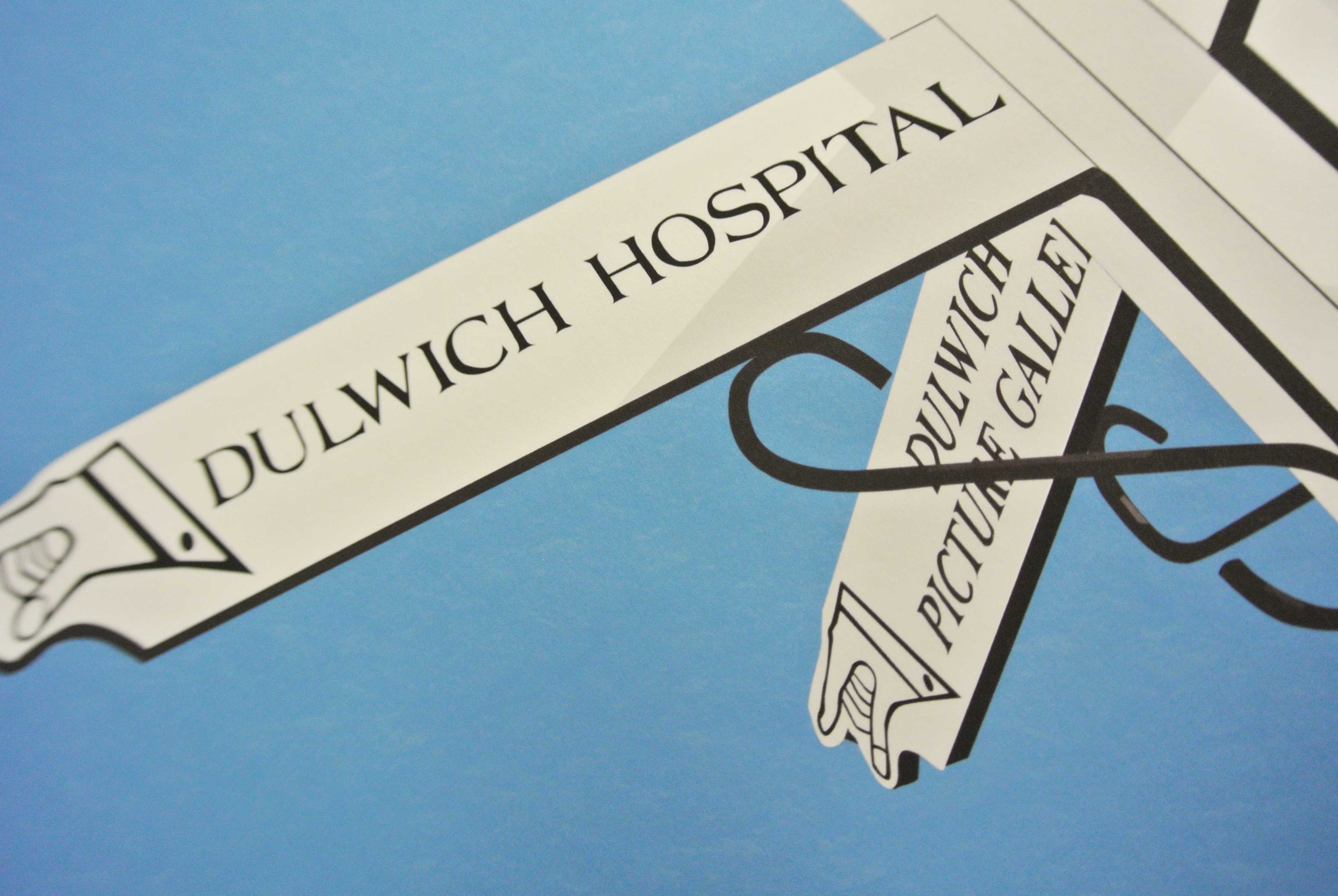 Dulwich Fingerpost Art Poster Print Dulwich Fingerpost Art Poster Print