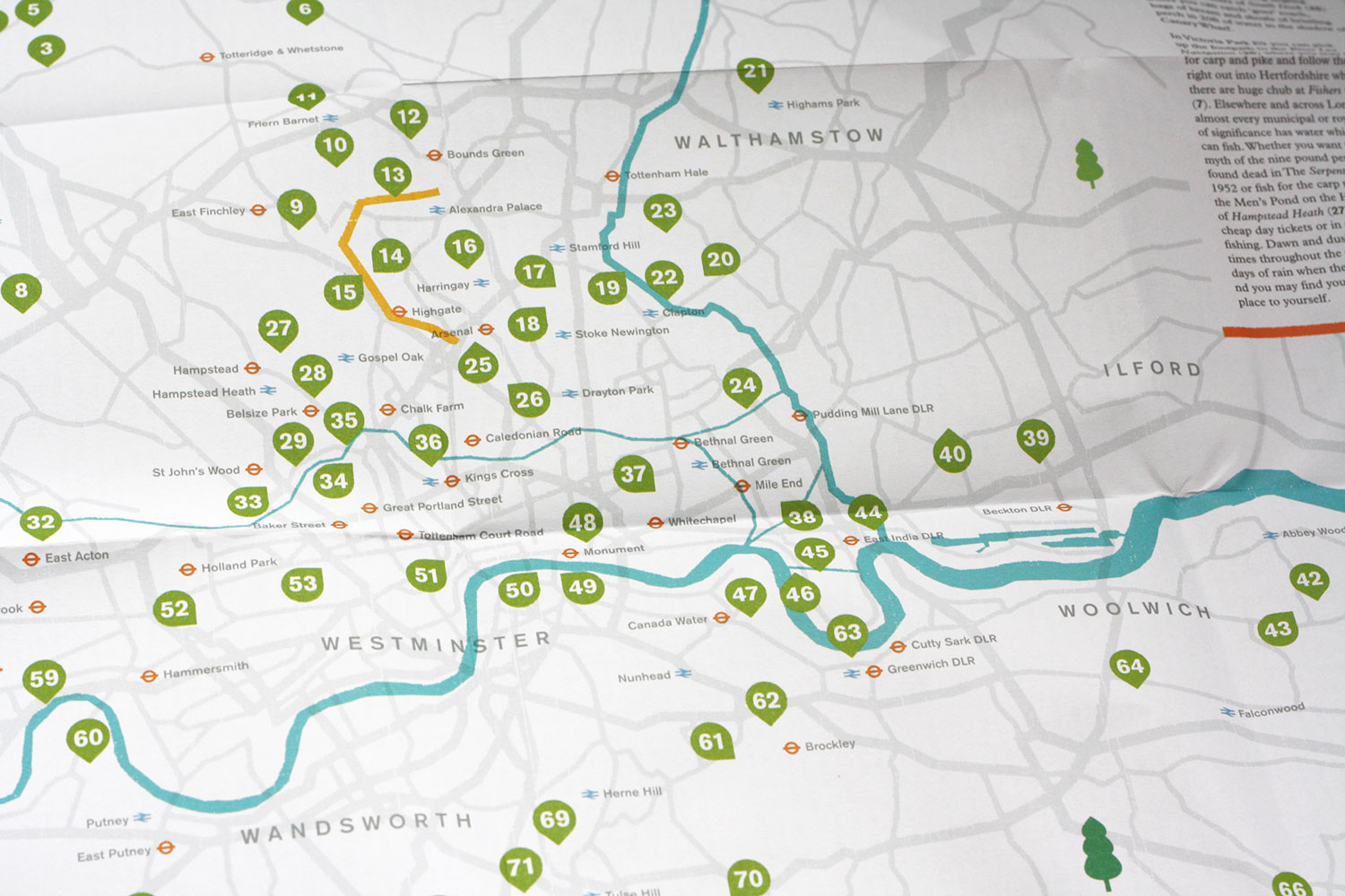 Herb Lester Untamed London Book Map Guide Map Herb Lester Untamed London Book Map Guide Map
