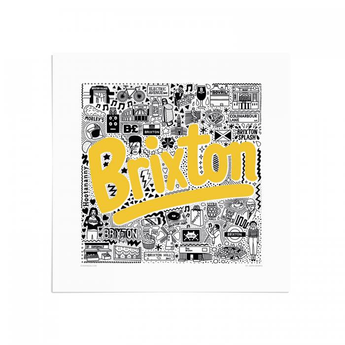 Place in Print Jenni Sparks Brixton Hometowns Art Print Place in Print Jenni Sparks Brixton Hometowns Art Print