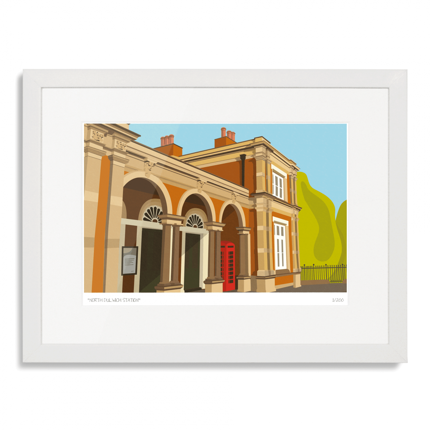 North Dulwich Station Art Poster Print